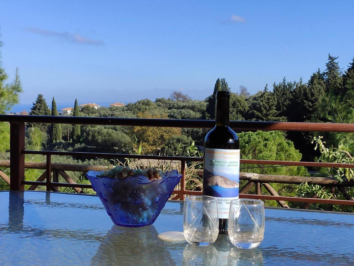 Vozas Villas - Traditional Houses With Great View Tragaki Exterior foto