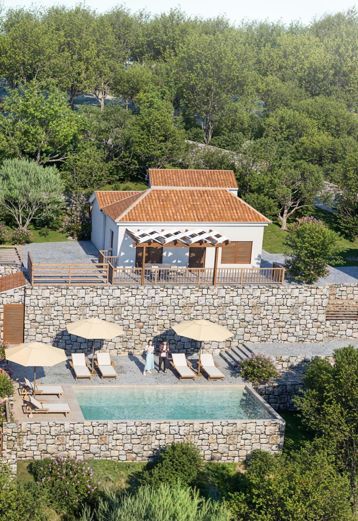 Vozas Villas - Traditional Houses With Great View Tragaki Exterior foto